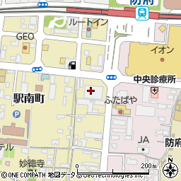 山口銀行防府支店周辺の地図