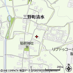 徳島県三好市三野町清水1027周辺の地図