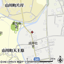 徳島県吉野川市山川町町380周辺の地図