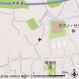 徳島県三好市三野町勢力918周辺の地図