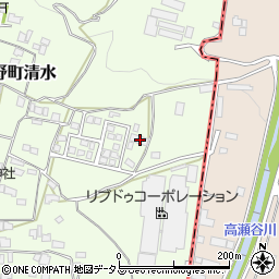 徳島県三好市三野町清水1014周辺の地図