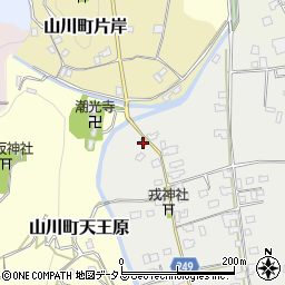 徳島県吉野川市山川町町358周辺の地図