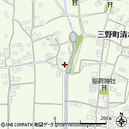 徳島県三好市三野町清水1110周辺の地図