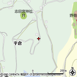 徳島県吉野川市川島町山田平倉48周辺の地図