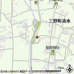 徳島県三好市三野町清水1107周辺の地図