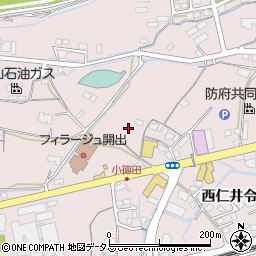 山口県防府市開出西町29周辺の地図