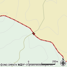 矢櫃峠周辺の地図