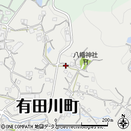 和歌山県有田郡有田川町奥1292周辺の地図