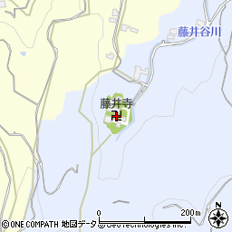 藤井寺周辺の地図