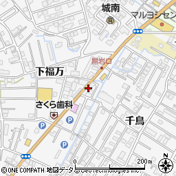 岩野寝具店周辺の地図