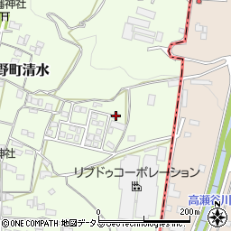 徳島県三好市三野町清水1014-1周辺の地図