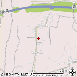 徳島県三好市三野町勢力1088周辺の地図