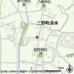 徳島県三好市三野町清水1095周辺の地図
