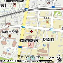 防府公務員学校周辺の地図