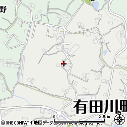 和歌山県有田郡有田川町奥36周辺の地図