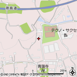 徳島県三好市三野町勢力884周辺の地図