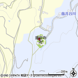 金剛山藤井寺周辺の地図