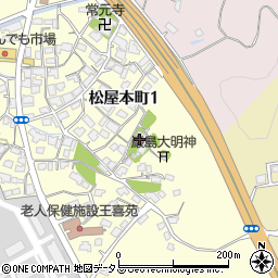 蓮成寺周辺の地図