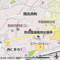 大阪王将 防府店周辺の地図