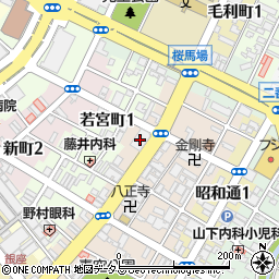 西京銀行銀南街支店周辺の地図