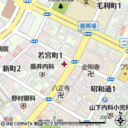 西京銀行新宿通支店 ＡＴＭ周辺の地図