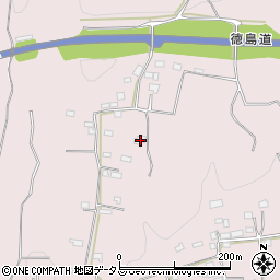 徳島県三好市三野町勢力1093周辺の地図