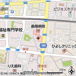 車塚薬局周辺の地図