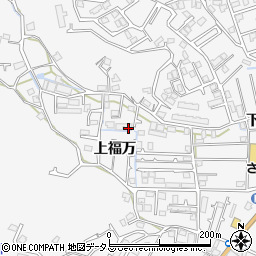 徳島県徳島市八万町上福万197周辺の地図