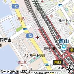 徳山ダンススクール周辺の地図