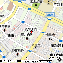 〒745-0016 山口県周南市若宮町の地図
