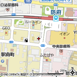 山口県防府市駅南町1-22周辺の地図