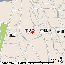 徳島県美馬市美馬町下ノ段周辺の地図