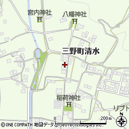 徳島県三好市三野町清水1094周辺の地図