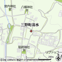 徳島県三好市三野町清水1036周辺の地図