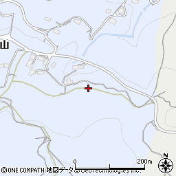 徳島県美馬市穴吹町口山尾山519-1周辺の地図