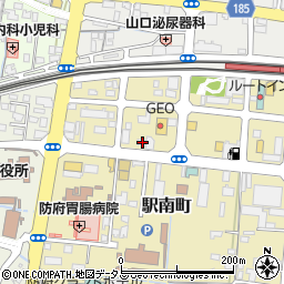 山口県防府市駅南町4-12周辺の地図