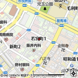 徳山第一ホテル周辺の地図