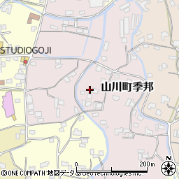 徳島県吉野川市山川町季邦112周辺の地図
