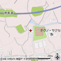 徳島県三好市三野町勢力883周辺の地図