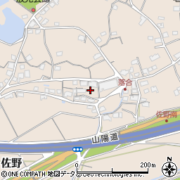 山口県防府市佐野放光1173周辺の地図