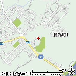 山口県下関市員光町周辺の地図