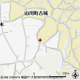 徳島県吉野川市山川町古城16周辺の地図