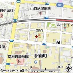 山口県防府市駅南町4周辺の地図