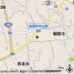 徳島県美馬市美馬町喜来市17周辺の地図