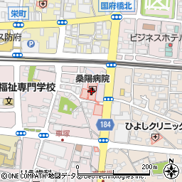 桑陽病院（米沢記念）周辺の地図