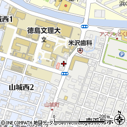 徳島県徳島市山城町西浜傍示173周辺の地図