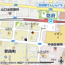 山口県防府市駅南町1-39周辺の地図