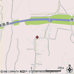 徳島県三好市三野町勢力1102周辺の地図