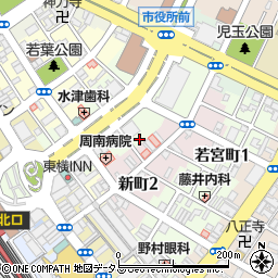 八洲貿易株式会社　周南オフィス周辺の地図