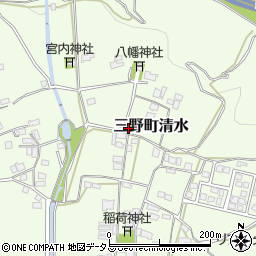徳島県三好市三野町清水1041周辺の地図